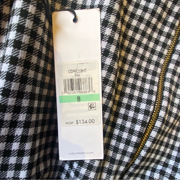 Calvin Klein Checkered Ruffle Dress - Picture 13 of 13